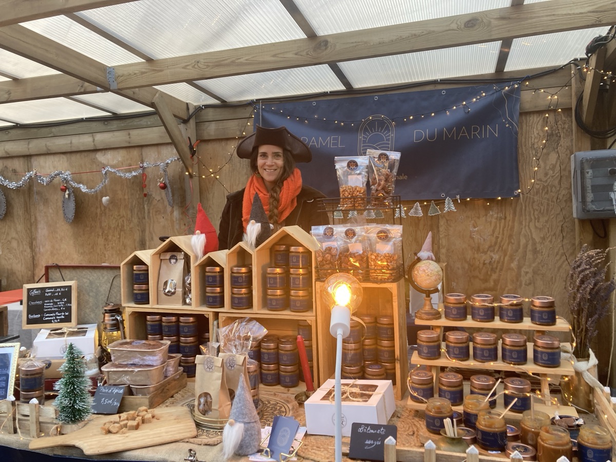 Le stand au marché de Noël